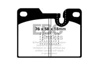 EBC - EBC Brakes DP4346R EBC 79-88 Porsche 924 2.0 Turbo Yellowstuff Rear Brake Pads - Fits 1978-1989 Porsche 944, 924, 928 - Image 3