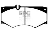EBC - EBC Brakes DP4413R EBC 02-08 Mercedes-Benz G500 5.0 Yellowstuff Front Brake Pads - Fits 2002-2013 Mercedes-Benz G500, G550 - Image 3