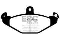 EBC - EBC Brakes DP4885R EBC 92-00 Dodge Viper 8.0 Yellowstuff Rear Brake Pads - Fits 1994-2004 Lotus Esprit - Image 3
