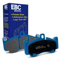 EBC Brakes DP51516NDX EBC 01-03 Porsche 911 (996) (Cast Iron Rotor only) 3.6 Twin Turbo GT2 Bluestuff Front Brake Pads - Fits 2002-2014 Porsche 911