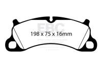 EBC - EBC Brakes DP52144NDX EBC 12-15 Porsche 911 (991) Carrera S 3.8L (Cast Iron Rotor Only) Bluestuff Front Brake Pads - Fits 2013-2015 Porsche 911 - Image 2