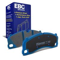 EBC Brakes DP52206NDX EBC 13-15 Porsche 911 (991) GT3 3.8L (Cast Iron Rotor Only) Bluestuff Front Brake Pads - Fits 2013-2023 Porsche 911, 718 Cayman, 718 Boxster