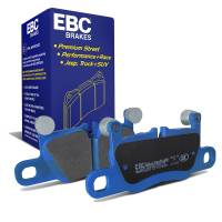 EBC Brakes DP52371NDX EBC 2016+ Porsche 911 (991/2 w/Cast Iron Rotors) 3.0TT Carrera Bluestuff Rear Brake Pads - Fits 2017-2023 Porsche Cayenne, 911