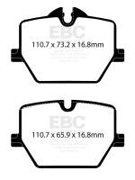 EBC - EBC Brakes DP52415NDX EBC 2021+ BMW G20 3-Series Bluestuff Rear Brake Pads - Fits 2019-2025 BMW M340i, 330i, 430i xDrive - Image 2