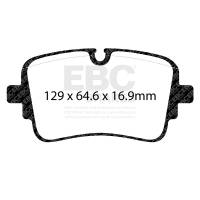 EBC - EBC Brakes DP52456NDX EBC 20-24 Audi A8 Quattro D5 3.0T/Electric Hybrid Bluestuff Rear Brake Pads - Fits 2020-2023 Audi A8 Quattro, S7 Sportback, SQ7 - Image 4