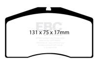 EBC - EBC Brakes DP5997NDX EBC 93-95 Porsche 911 (964) 3.6 Turbo Bluestuff Front Brake Pads - Fits 1993-1998 Porsche 911, 928 - Image 4