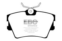 EBC Brakes DP61102 EBC 96-98 Volkswagen Eurovan 2.5 Vented Rotors Greenstuff Rear Brake Pads