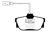 EBC Brakes DP61445 EBC 00 Volkswagen Eurovan 2.8 (ATE) with Wear Leads Greenstuff Rear Brake Pads