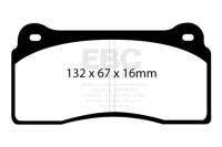 EBC - EBC Brakes DP81110RP1 EBC Racing 2017+ Tesla Model 3 (RWD) RP-1 Front Brake Pads - Image 9