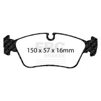 EBC - EBC Brakes DP81211RPX EBC Racing 96-98 BMW Z3 1.9L RP-X Front Brake Pads - Image 2
