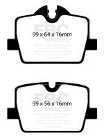 EBC Brakes DP82405RPX EBC Racing 2019+ BMW Z4 G29 / 2020+ Toyota GR Supra (w/13in Rear Rotors) RP-X Race Rear Brake Pads