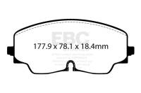 EBC - EBC Brakes DP82448RPX EBC Racing 20-24 Audi S3 RP-X Race Front Brake Pads - Image 2