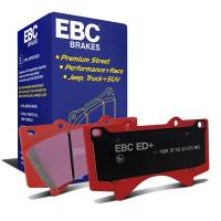 EBC Brakes ED91835 EBC 10+ Porsche Cayenne 3.0 Supercharged Hybrid Extra Duty Front Brake Pads - Fits 2008-2023 Porsche, Volkswagen models