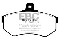 EBC Brakes S11KF1510 EBC S11 Brake Pad and Rotor Kit - Fits 1986-1988 Volkswagen Scirocco