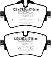 EBC Brakes S11KF1777 EBC S11 Brake Pad and Rotor Kit - Fits 2016-2023 Mini Cooper, Cooper Clubman