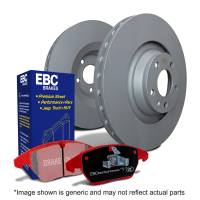 EBC Brakes S12KF1166 EBC S12 Brake Pad and Rotor Kit - Fits 2001-2003 Audi S8