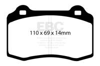 EBC Brakes S12KR1145 EBC S12 Brake Pad and Rotor Kit - Fits 1995-2006 Jaguar XJR, XKR, XK8