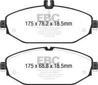 EBC Brakes S13KF2203 EBC S13 Brake Pad and Rotor Kit - Fits 2015-2021 Mercedes-Benz C300