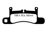 EBC Brakes S4KR1360 EBC S4 Brake Pad and Rotor Kit - Fits 2010-2017 Volkswagen Touareg
