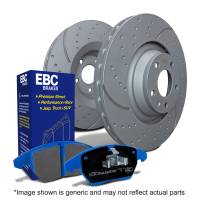 EBC Brakes S6KF1324 EBC S6 Brake Pad and Rotor Kit - Fits 2012-2023 Land Rover Range Rover Sport, Range Rover, Defender 110