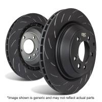 EBC Brakes SG2142 EBC Racing 12-17 Tesla Model S / 2015+ Tesla Model X SG Series 1pc Rear Rotor Set (For SG2FC2141)