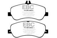 EBC - EBC Brakes UD1406 EBC 13-16 Mercedes-Benz GLK250 2.1 Twin TD Ultimax2 Front Brake Pads - Fits 2013-2015 Mercedes-Benz GLK350, GL63 AMG - Image 2