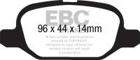 EBC - EBC Brakes UD1569 EBC 11+ Fiat 500 1.4 (ATE Calipers) Ultimax2 Rear Brake Pads - Fits 2012-2018 Fiat 500 - Image 2