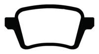 EBC - EBC Brakes UD1722 EBC 13+ Fiat 500L 1.4 Turbo Ultimax2 Rear Brake Pads - Fits 2014-2020 Fiat 500L - Image 2