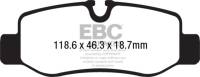 EBC - EBC Brakes UD1893 EBC 16+ Mercedes-Benz Commercial Metris Van Ultimax Rear Brake Pads - Fits 2016-2023 Mercedes-Benz Metris - Image 4