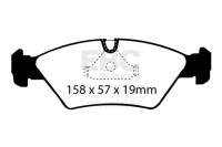 EBC - EBC Brakes UD395 EBC 85-86 BMW 524 TD 2.4 TD (E28) Ultimax2 Front Brake Pads - Fits select 1981-1993 Ferrari, BMW applications - Image 4