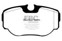 EBC - EBC Brakes UD4931 EBC 99-03 Land Rover Discovery (Series 2) 4.0L Ultimax Rear Brake Pads - Fits 1996-2002 Land Rover Range Rover, Discovery - Image 4