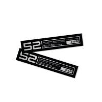 fifteen52 52-RSR-LIPDECAL-BLACK-SET fifteen52 Holeshot RSR Wheel Lip Decal Set of Four - Black
