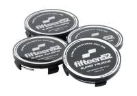 fifteen52 52-ST-CAP-BLACK-SET fifteen52 Super Touring (Chicane/Podium) Center Cap Set of Four - Black/Chrome
