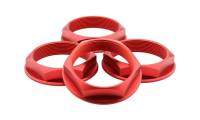 fifteen52 52-ST-NUT-RED-SET fifteen52 Super Touring (Chicane/Podium) Hex Nut Set of Four - Anodized Red