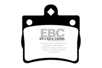 EBC - EBC Brakes UD739 EBC 95-97 Mercedes-Benz C220 (W202) 2.2 (Single Pin Rear) Ultimax2 Rear Brake Pads - Fits 1995-1998 Mercedes-Benz C220, C230 - Image 3