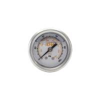 DeatschWerks 6-01-GL DeatschWerks 0-100 PSI 1/8in NPT Mechanical Fuel Pressure Gauge 1.5in Diameter Black Housing