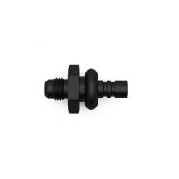 DeatschWerks 6-02-0105-B DeatschWerks 6AN Male Flare to 3/8in Ford Male EFI Quick Connect Adapter - Anodized Matte Black