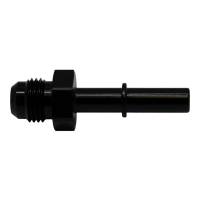DeatschWerks 6-02-0112-B DeatschWerks 6AN Male Flare to 5/16in Male EFI Quick Connect Adapter - Anodized Matte Black