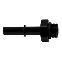 DeatschWerks 6-02-0114-B DeatschWerks 6AN ORB Male to 5/16in Male EFI Quick Connect Adapter - Anodized Matte Black