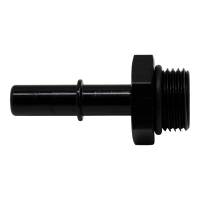 DeatschWerks 6-02-0115-B DeatschWerks 8AN ORB Male to 3/8in Male EFI Quick Connect Adapter - Anodized Matte Black