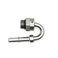 DeatschWerks 6-02-0116 DeatschWerks 8AN ORB Male to 3/8IN Male EFI Quick Connect Adapter 180 Deg.