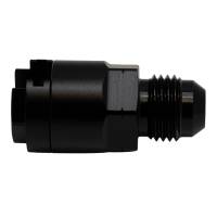 DeatschWerks 6-02-0121-B DeatschWerks 6AN Male Flare to 5/16in Female EFI Quick Connect Adapter - Anodized Matte Black
