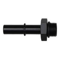 DeatschWerks 6-02-0122-B DeatschWerks 6AN ORB Male to 3/8in Male EFI Quick Connect Adapter - Anodized Matte Black