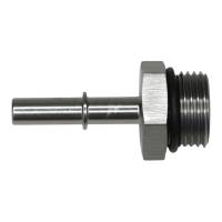 DeatschWerks 6-02-0124 DeatschWerks 10AN ORB Male to 5/16in Male EFI Quick Connect Adapter - Anodized DW Titanium