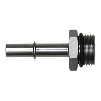 DeatschWerks 6-02-0125 DeatschWerks 10AN ORB Male to 3/8in Male EFI Quick Connect Adapter - Anodized DW Titanium