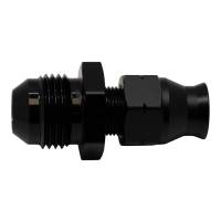 DeatschWerks 6-02-0129-B DeatschWerks 8AN Male Flare to 5/16in Hardline Compression Adapter - Anodized Matte Black