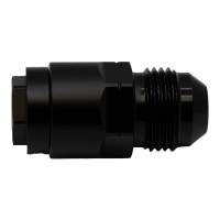 DeatschWerks 6-02-0143-B DeatschWerks 8AN Male Flare to 5/16in Female EFI Quick Connect Adapter - Anodized Matte Black