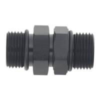 DeatschWerks 6-02-0426-B DeatschWerks 8AN ORB Male to 8AN ORB Male Swivel Adapter - Anodized Matte Black