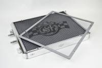 CSF Cooling - Racing & High Performance Division 8075 CSF 2014+ BMW M3/M4 (F8X) Front Mount Heat Exchanger w/Rock Guard - Fits select 2014-2021 BMW models