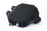 CSF Cooling - Racing & High Performance Division 8082 CSF 2014+ BMW M3/M4 (F8X) Top Mount Charge-Air-Cooler - Crinkle Black - Fits 2015-2021 BMW M4, M2, M3